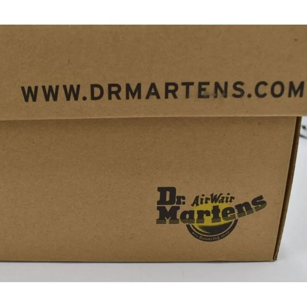 Dr Martens 1460‎ Womens Size 8 Serena Collar Lined Brown Leather Winter Boots